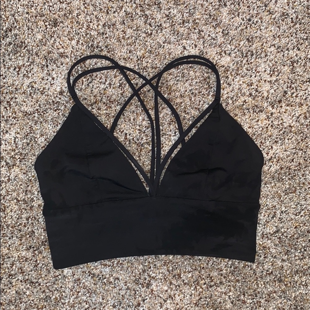 Lulu Lemon size 4 pushing limits bra